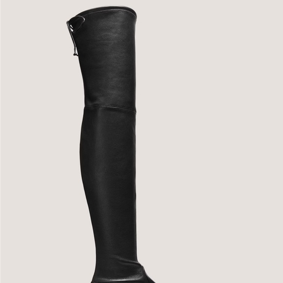Stuart Weitzman Lowland Leather OTK Boot — excellent condition! - Picture 3 of 10